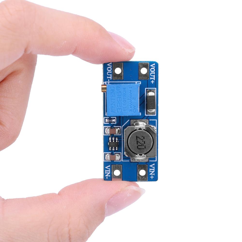 MT3608 Booster Power Supply Module DC-DC Step Up Converter Adjustable 2A Max 2V-24V To 5V 9V 12V 28V