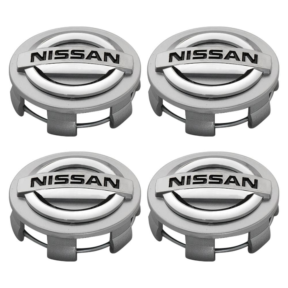 CHUQAZ1 4PCS Anti-Rust Rim Emblem Decals Scratch-Proof Car Wheel Center Cover for Nissan Nismo GTR Altima Qashqai Almera Navara