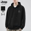JEEP SPIRIT Men's Heavyweight Loose Fit Hooded Sweatshirt