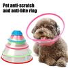 Cat Cone Collar Adjustable Recovery Pet Cone E-Collar Wound Healing Anti-licking Protective Collar Neck Cover for Cats Kittens Rabbits