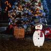 Рождественский Снеговик Световая Лампа Украшение для Праздничной Вечеринки Украшение Газона