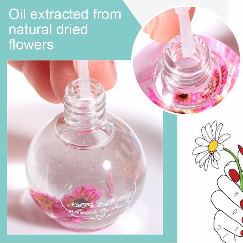 10 мл питательное масло для кутикулы из сушеных цветов, питает, восстанавливает поврежденные ногти, уход за ногтями, масло, увлажняет, укрепляет, яркие ногти