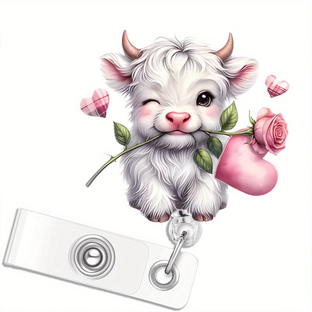 Yak Tape Measure Badge Reel - Expandable Christmas ID & Business Card Holder for Nurses and Doctors.