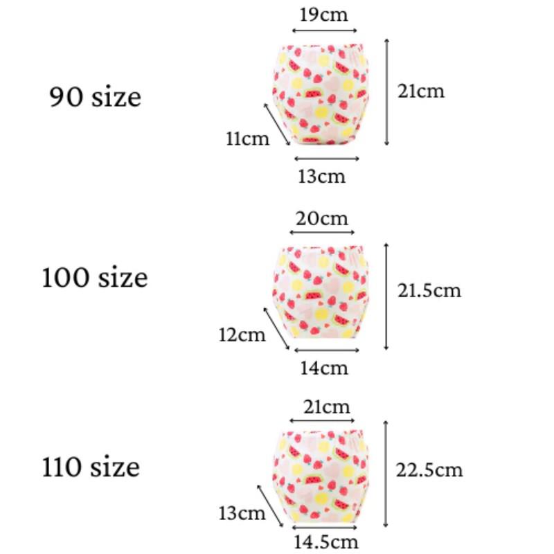 6 Layer Waterproof Reusable Cotton Baby Training Pants Infant Shorts Underwear Cloth Baby Diaper Nappies Panties Nappy Changing