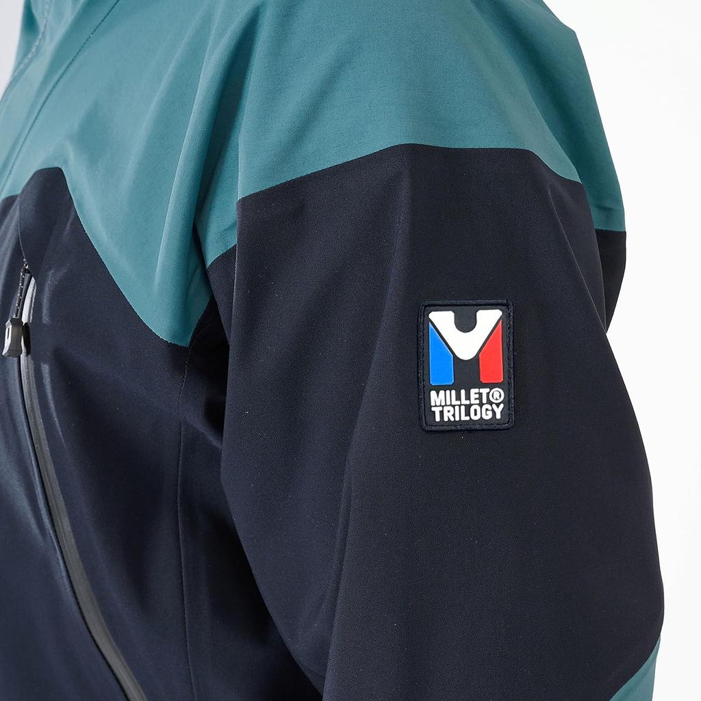 Alpine Shell Trilogy Typhon Tough II Stretch Jacket MIV01997 M [Millet] Black/Hydro (NEW LOGO)