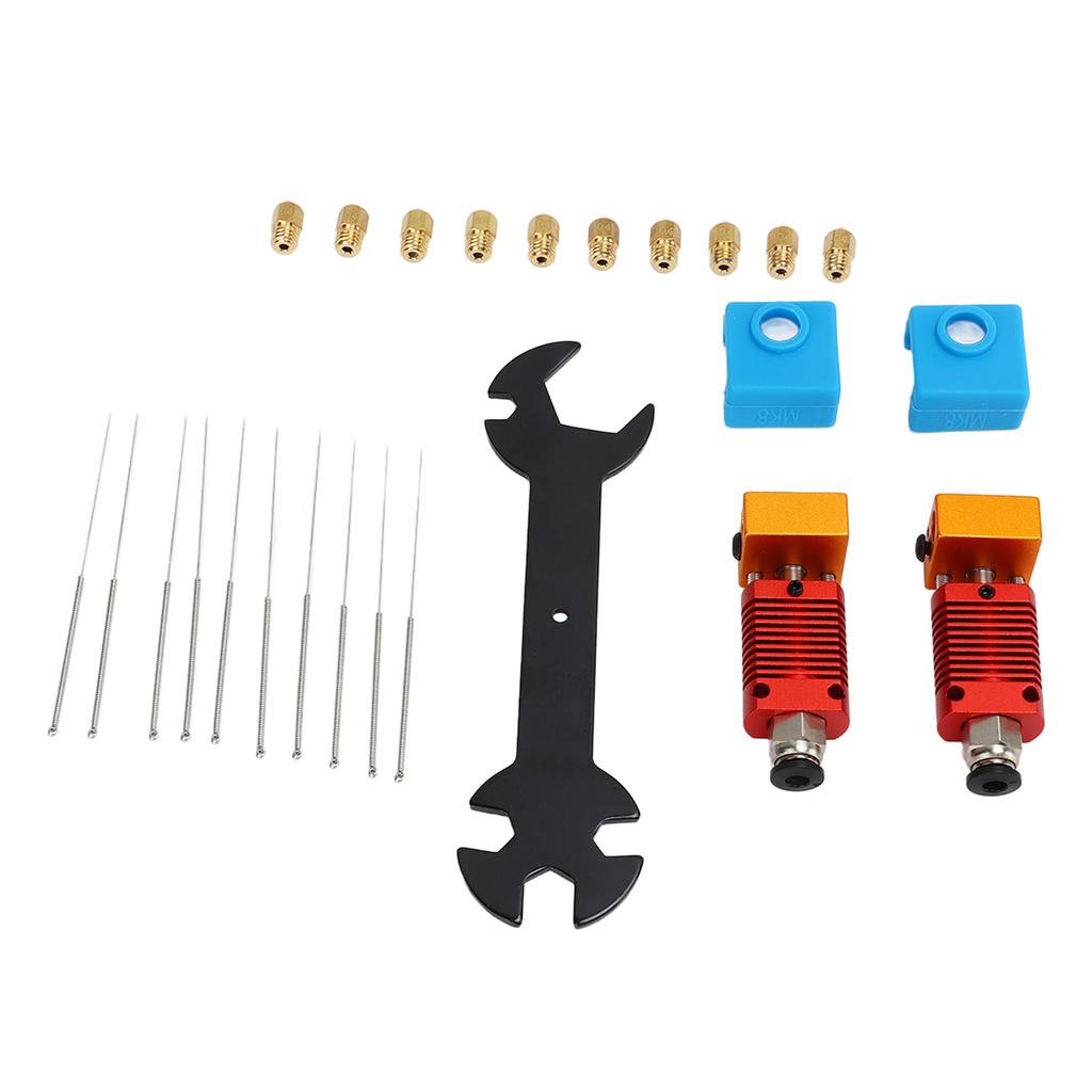 Extruder Hotend Nozzle Cleaning Kit with MK8 Nozzle Needle 5 In 1 Wrench for Ender 3 Pro V2