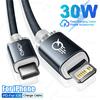 30 Вт USB Type C кабель для iPhone 15 14 13 12 11 16 Pro Max кабель для быстрой зарядки для Apple iPad Air Pro кабель для передачи данных аксессуары для телефонов