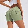 Women's Quick-Dry Fitness Yoga Shorts with Pocket