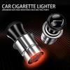 1Pcs Car Cigarette Lighter Plug Adapter Portable Power Outlet For Mercedes Benz AMG W212 W205 W246 W177 W176 W213 GLC GLE GLS ML Welcome Laser Lamp
