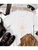 Fibonacci T-shirt Celestial Tee Golden Circles Retro Illustration Print Men's Women's Shirt Loo