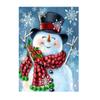 5D Diy Алмазная картина Вышивка крестом Рождественский снеговик Алмазная мозаика Украшение дома