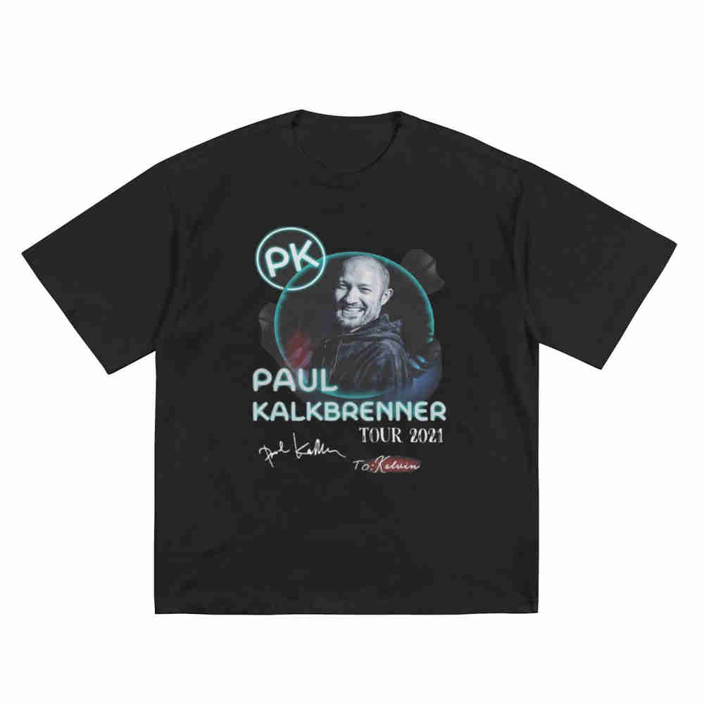 Paul Kalkbrenner 2021 Tour Signature Short Sleeve Tee 100% Cotton T-Shirt