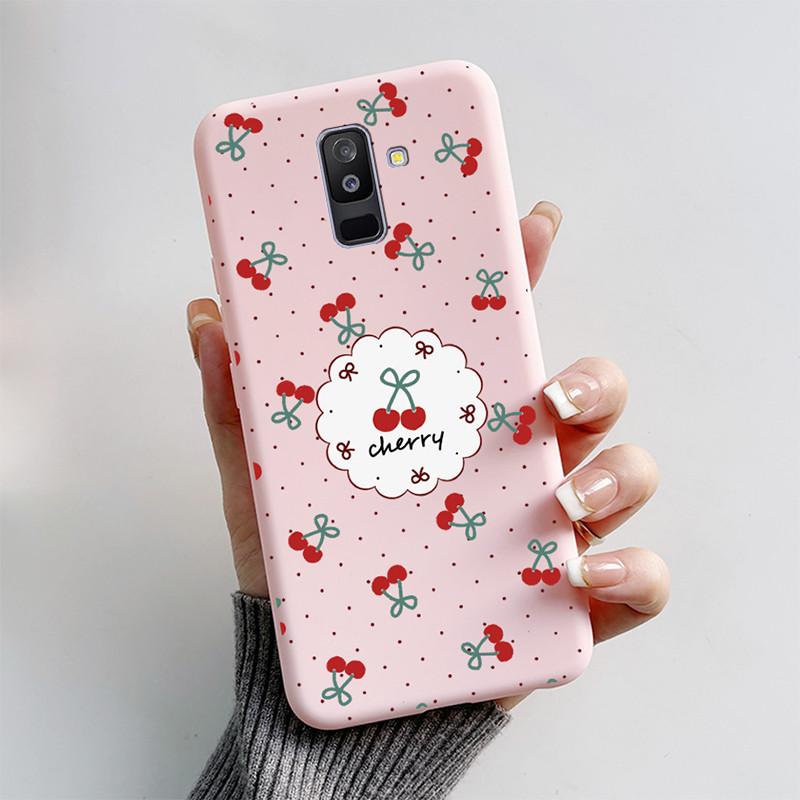 Чехол для Samsung A6 2018 Чехол A 6 A600F Мультяшный Кот Лиса Мягкий Силикон ТПУ Чехол для Телефона для Samsung Galaxy A6 Plus 2018 A605F Чехол