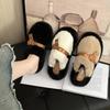 Premium Thick-soled Fluffy Slippers Women's Models In Autumn and Winter 2025 New Bag Head Outer Wear Home Winter Cotton Slippers