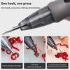 Устройство для насаживания живой наживки Устройство для связывания красного червя Устройство для насаживания наживки Ручка для насаживания дождевого червя/красного червя Рыболовный аксессуар