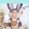 Cute Electric Rabbit Plush Toy Adorable Soft Doll Perfect Gift For Girlfriend