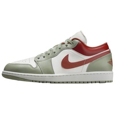 Air Jordan 1 Низкие винтажные баскетбольные кроссовки Унисекс Зеленые Jordan 553558-133