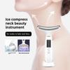 Электрический прибор для красоты шеи, 6 режимов, 4 передачи, ледяной компресс с базовым массажером, инструмент для подтягивания и затягивания шеи