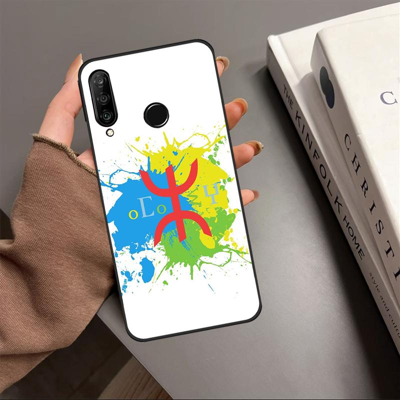 Флаг берберов Амазигов Для Huawei P30 P40 Lite P60 Pro Nova 10 9 SE 7i 8i 11i 12i 12s Y90 Y60 Y70 Y72 Y61 Y91 Чехол