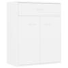 Белый боковой шкаф, шкаф для хранения, шкаф для хранения в прихожей, 60x30x75 см