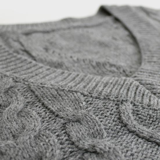 Однотонный свитер без рукавов, жилет, теплый модный вязаный женский жилет для повседневной носки