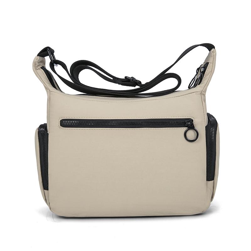 Unisex Crossbody Bag with Multi-pockets – Large Capacity Water-Resistant Sling Pack, for Commute & Travel