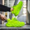 Fashion Men's Green Casual Sneakers 2024 Designer Platform Trainer Shoes Men Streetwear Height Increasing Sport Shoes Men Chunky Sneaker