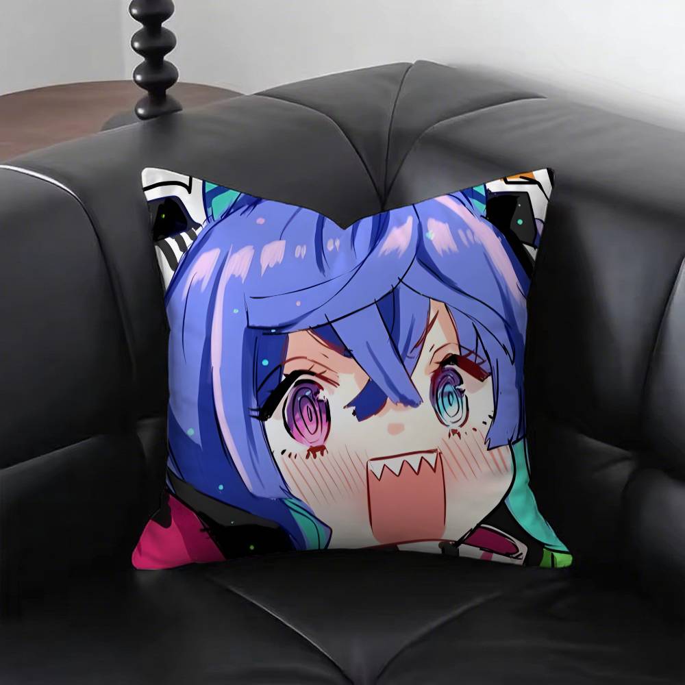 1 шт. Аниме TWIN TURBO Кавайная наволочка Модная квадратная наволочка Спальня Диван Комната Инс Декорация Досуг