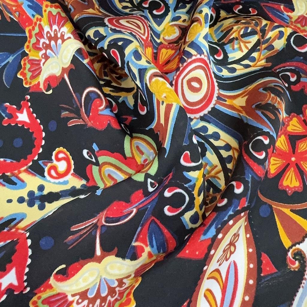 Summer New Printed Small Square Scarf Women's Shirt Fashionable Versatile Scarf Decorative Imitation Silk Scarf