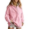 YYFS Женская мода, повседневные однотонные пуловеры с воротником-поло и длинными рукавами, весна-осень с длинными рукавами и принтом