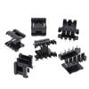 5Sets Ee25 4Pin 8P 10P Transformer Bobbin Pc40 Ferrite Core Vertical Horizontal