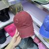 Корейский год мягкая вышитая бейсболка для женщин с большим обхватом головы, маленький изогнутый козырек, кепка