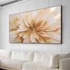 Large Flower Oil Painting Canvas Original Abstract Floral Painting Minimalist Wall Art Custom Painting Modern Living Room Decor No Frame