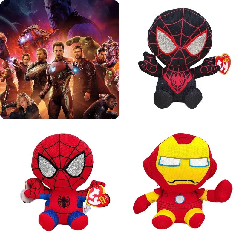 New Avengers League Plush Toy Spiderman Batman Iron Man 15cm Height