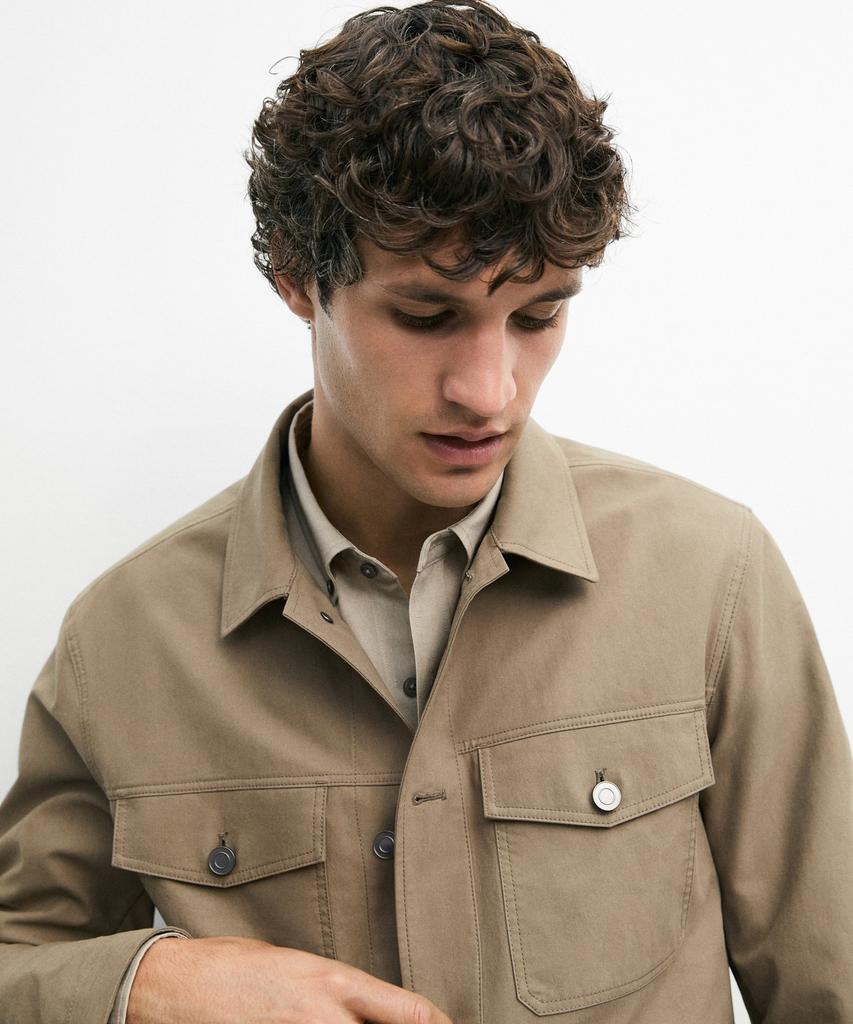 Massimo Dutti Double Pocket Trucker Style Jacket