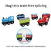 Railway Vehicles Magnetic Train Toys Wooden Track Trains Car Railway Tracks Train  Kids Gifts