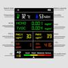 Портативный 9-в-1 Детектор качества воздуха PM2.5 PM10 HCHO TVOC CO CO2 AQI Температура Влажность Многофункциональный Цифровой ЖК-монитор качества воздуха Высокая точность