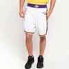 Nike NBA Association Edition Swingman Lakers Дышащие баскетбольные шорты мужские белые AJ5616-100