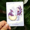 10.4*7.3cm for The Love of Dragons Oracle Deck 44 Pcs Cards