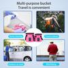 12/20L Outdoor Camping Foldable Bucket with Portable Handle Waterproof Multifunctional Car Washing Fishing Collapsible Water Storage Pail