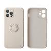 Подходит для чехла для мобильного телефона iPhone 16 Apple 15 Жидкий силикон Креативное кольцо-подставка 14 Отверстие для семени Полная защита Защитный чехол