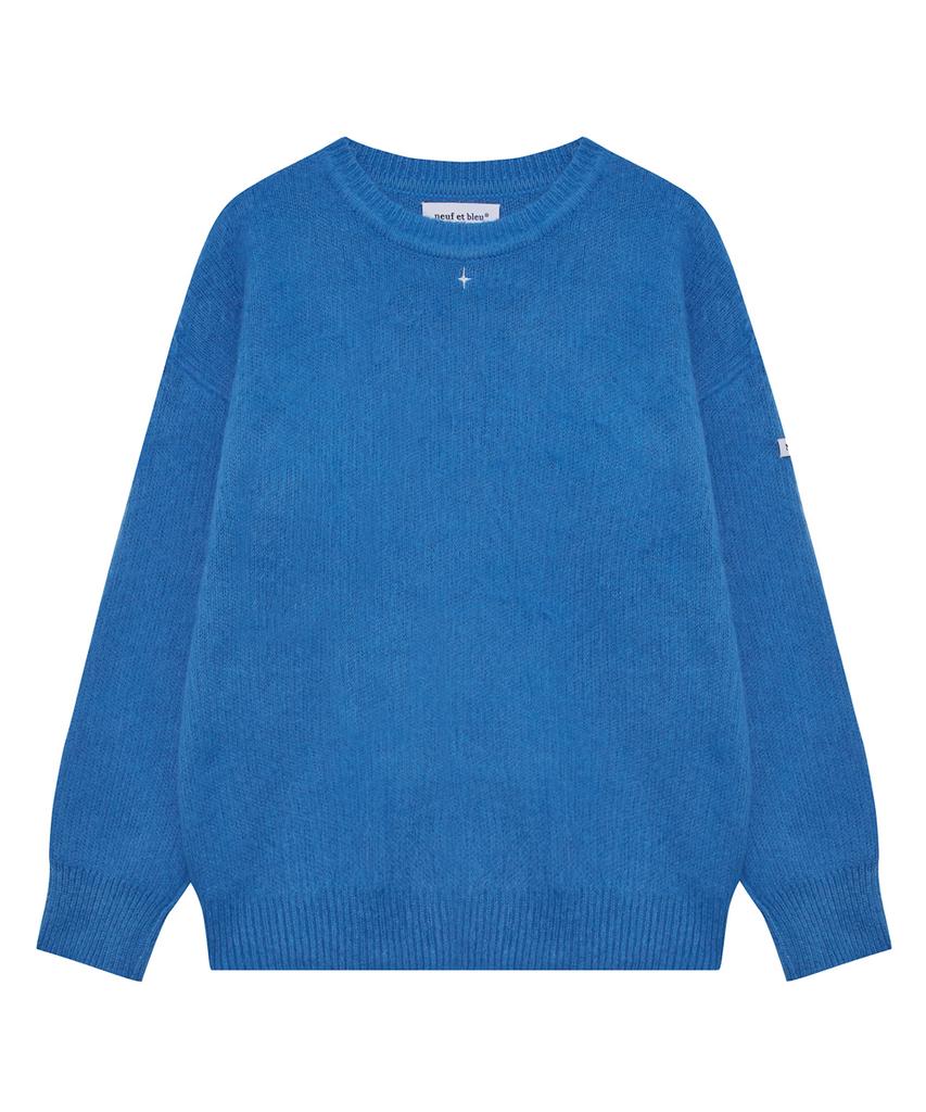 Свитер из мохера Nupeuebeullu Neb (Ocean Blue)