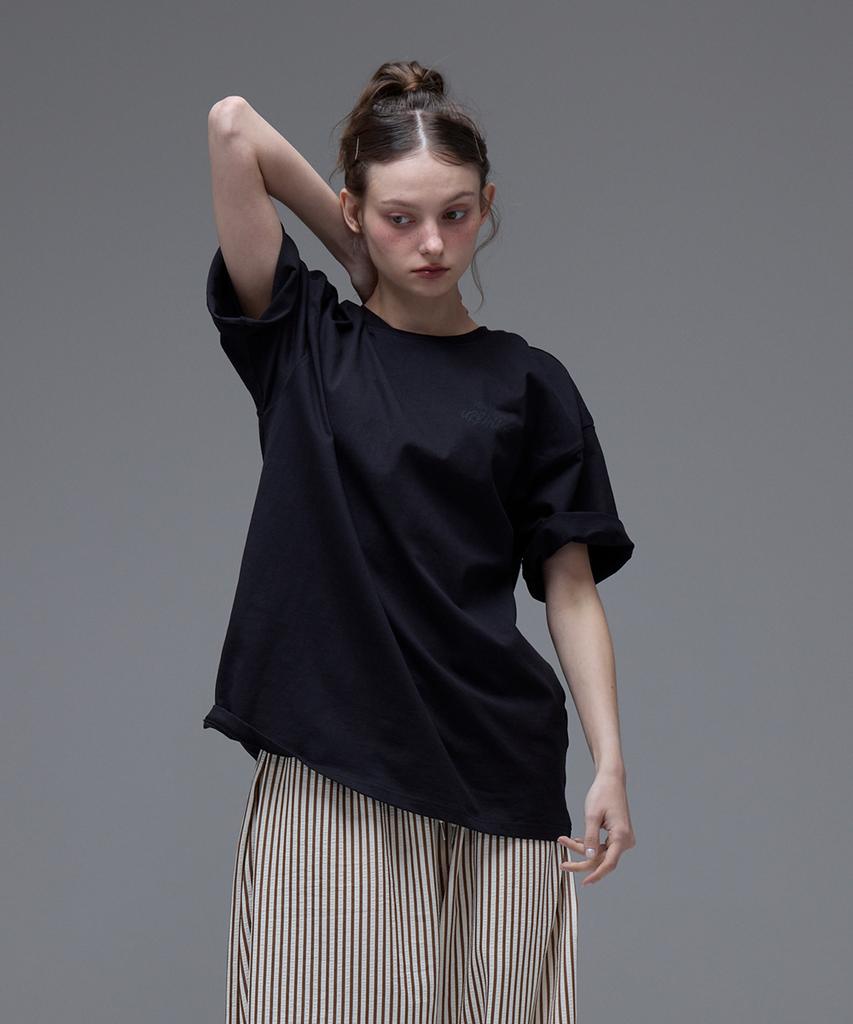 URBANAGE Design Studio Logo Oversized Short Sleeve_Black