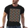 Peacock Unisextis Shrimp Pattern TShirt Fashion Graphic Tee for Unisex