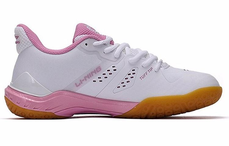 Li Ning Крутые дышащие износостойкие нескользящие низкие бадминтонные кроссовки для женщин AYAR034-2 с амортизацией