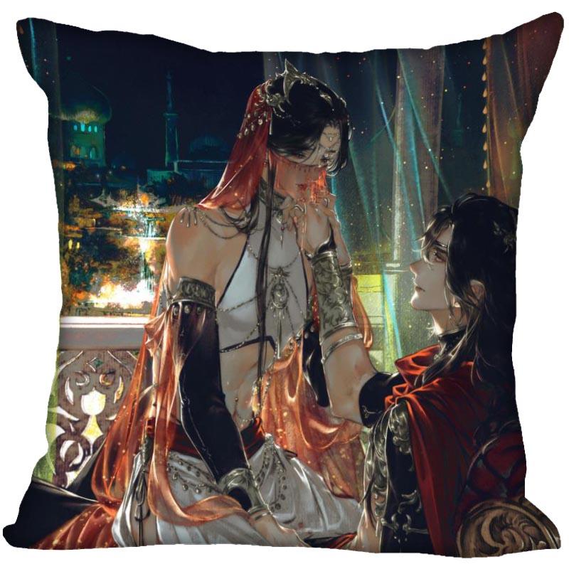 Anime Tian Guan Ci Pillow Case Wedding Decorative Fabric Pillows Cover New Year Accessories PillowCase XXcm