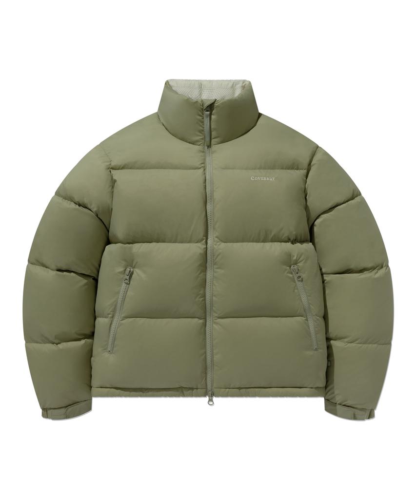 Covernat Civic Rds Short Puffer Light Khaki