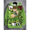 Ben 10 3D Print All Seasons Children Casual Sweatshirt Cool Pullover Tops Unisex Clothes Boy Girl Hoodies