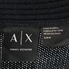 Armani Exchange Long Sleeve Shawl Collar Sweater S Wine Red X Black Knit Men's Used