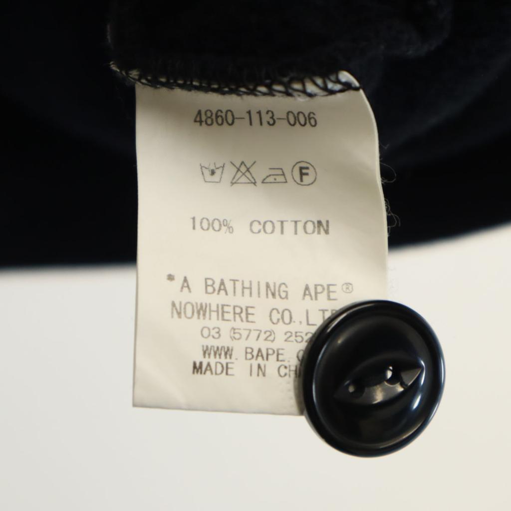 A Bathing Ape Мужской кардиган свитшот с V-образным вырезом и длинными рукавами, б/у